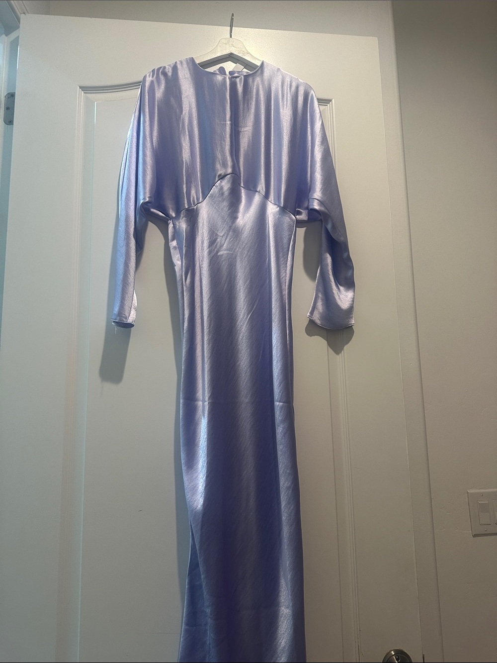 ASOS Lilac Satin Maxi Dress